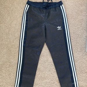 Vintage Adidas joggers with embroidered design